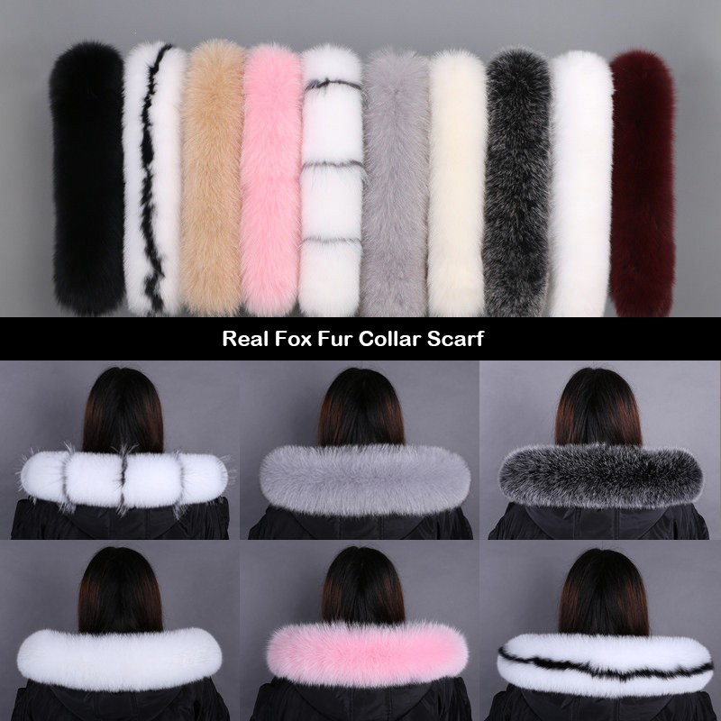 Women'S Fashion Essentials - Women Luxury Natural Fox Fur Scarf