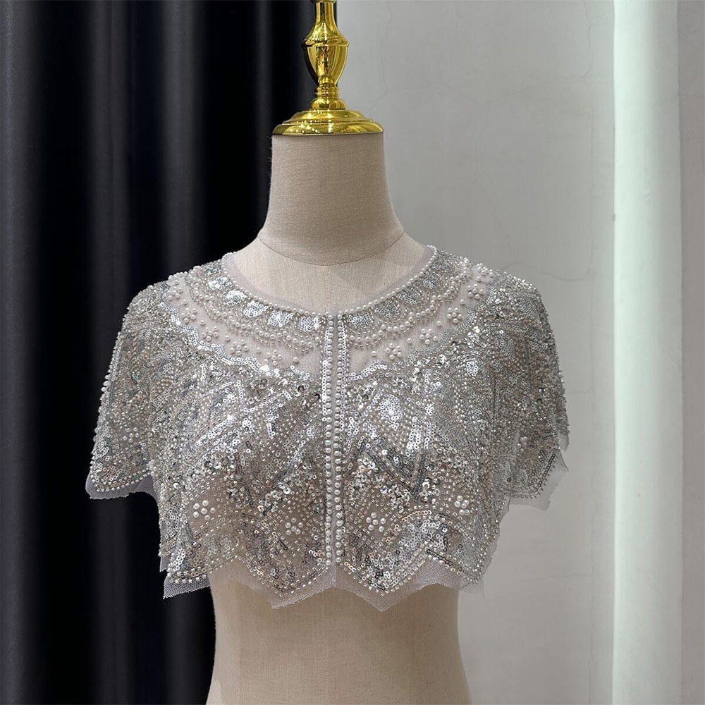 Women'S Fashion In The 1920S - Vintage Sequin Embellished Flapper Shawl Beaded