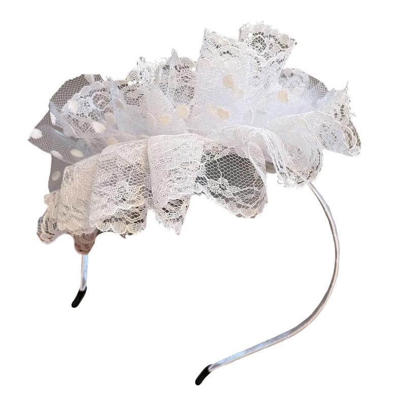 Women'S Fashion In The 1920S - A52E Lace Flower Hair Hoop for