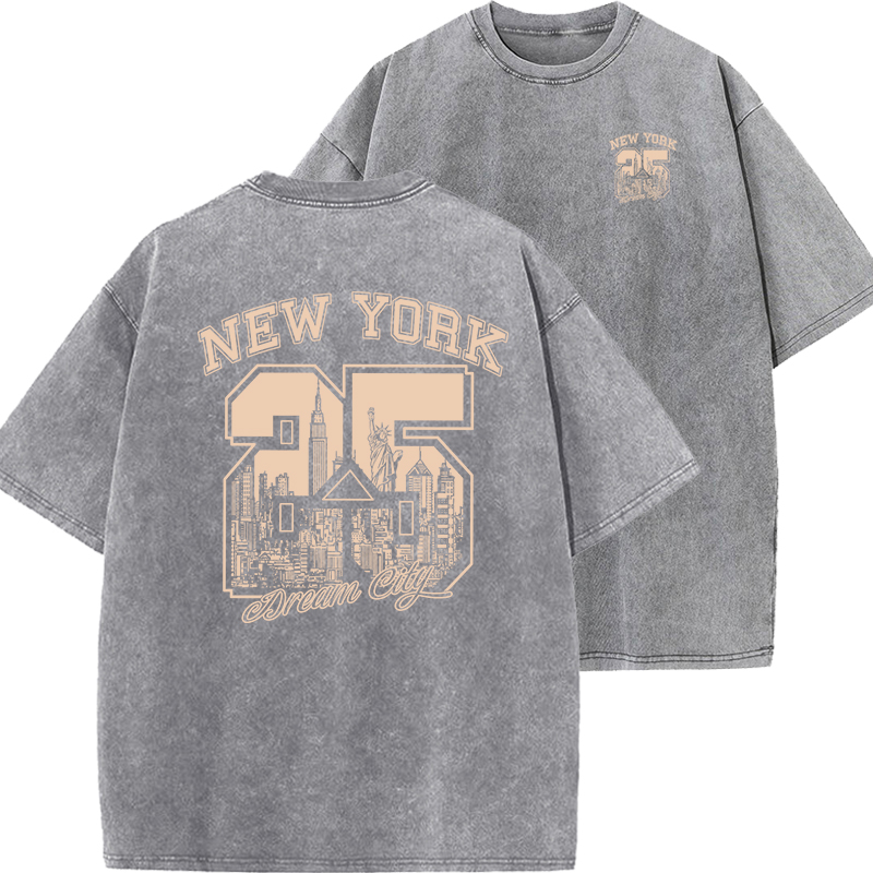 Women Fashion Blouse - New York City Funny Print Woman