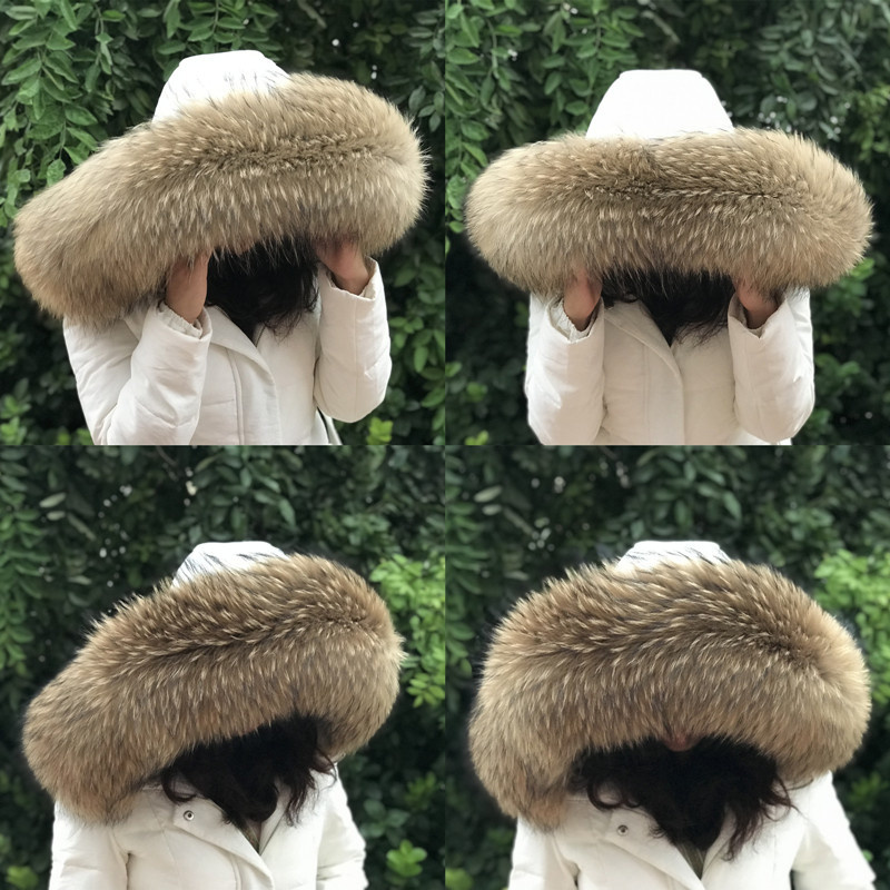 Women'S Fashion Essentials - Fur Collar Women Winter Natural Raccoon