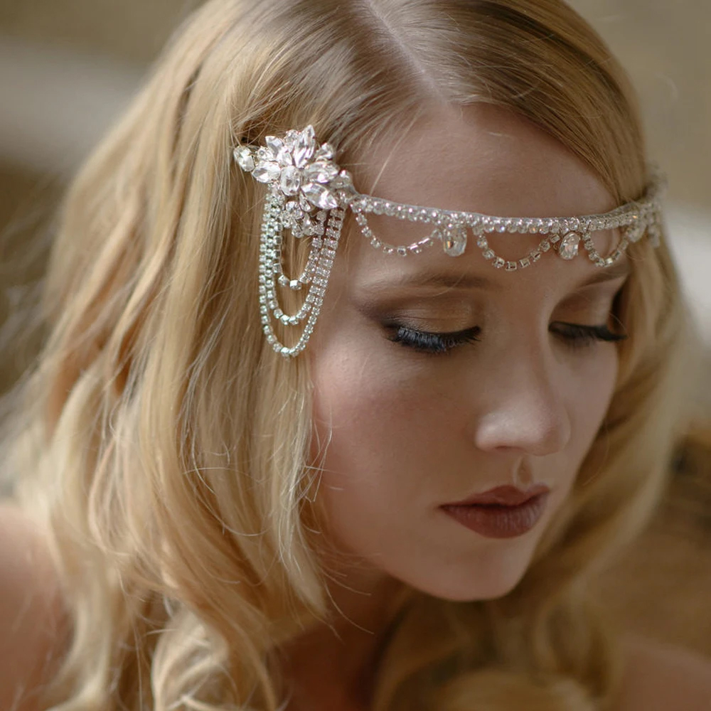Women'S Fashion In The 1920S - Stonefans Vintage Crystal Gatsby Headband 1920s
