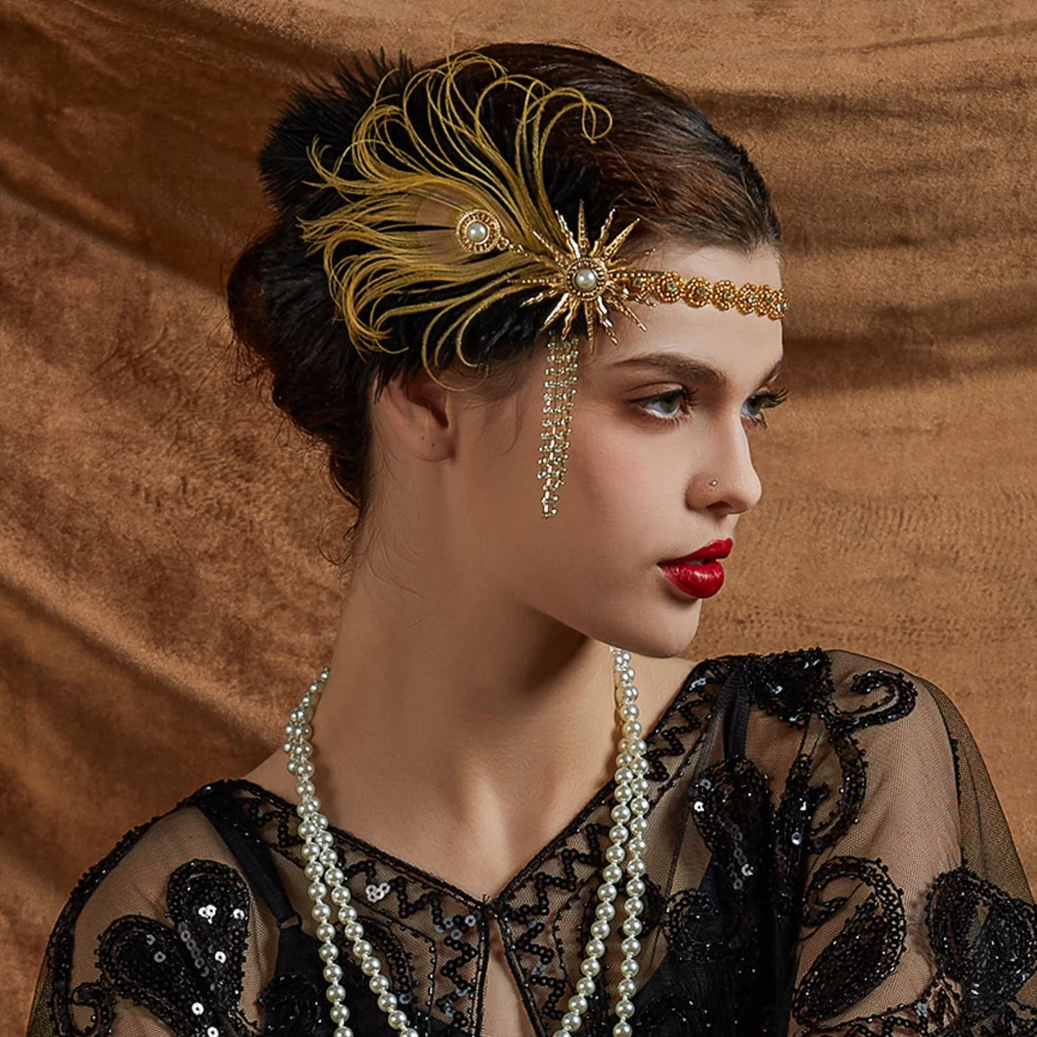 Rhinestone HairBand 1920s Vint - Women'S Fashion In The 1920S recension och pris