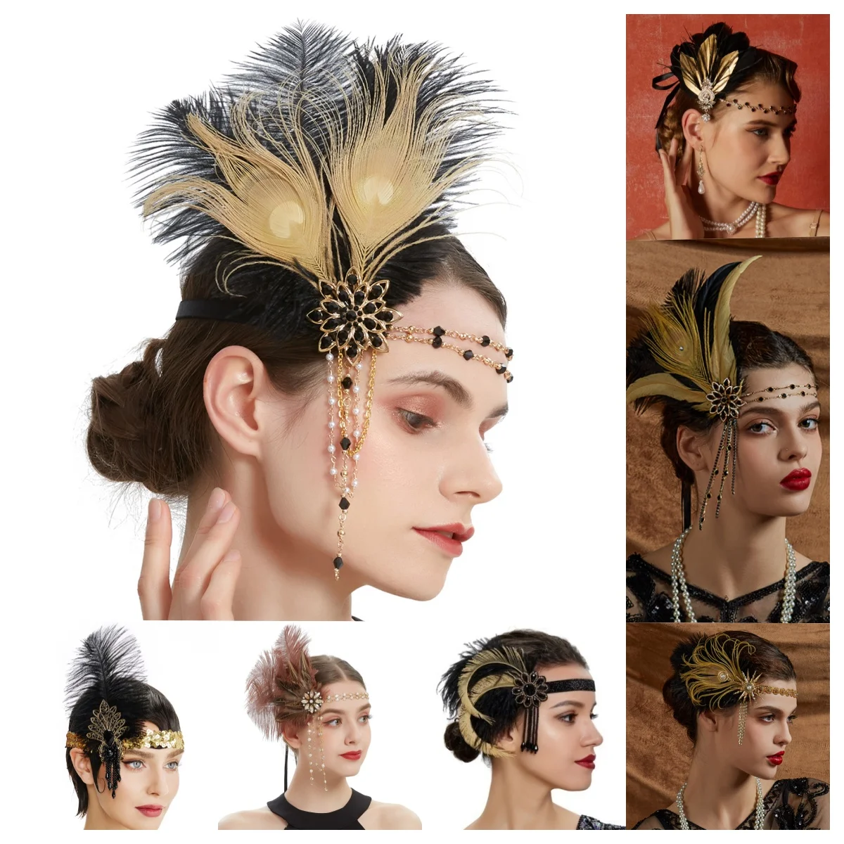 Rhinestone HairBand 1920s Vint - Women'S Fashion In The 1920S recension och pris
