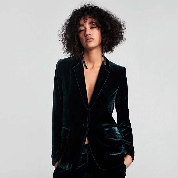 Mandylandy Velvet Top Suits Co - Velvet Blazer Women recension och pris