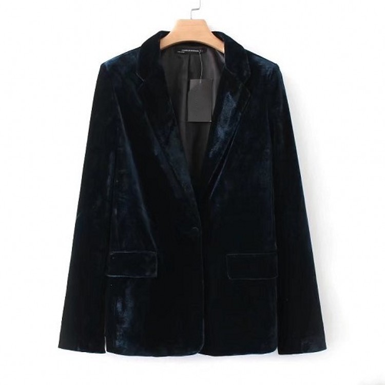 Mandylandy Velvet Top Suits Co - Velvet Blazer Women recension och pris