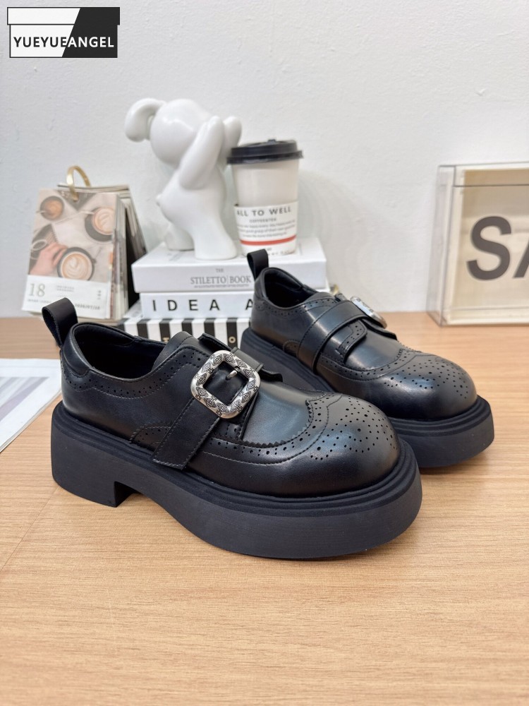 British Style Solid Color Roun - Sale Fashion Women recension och pris