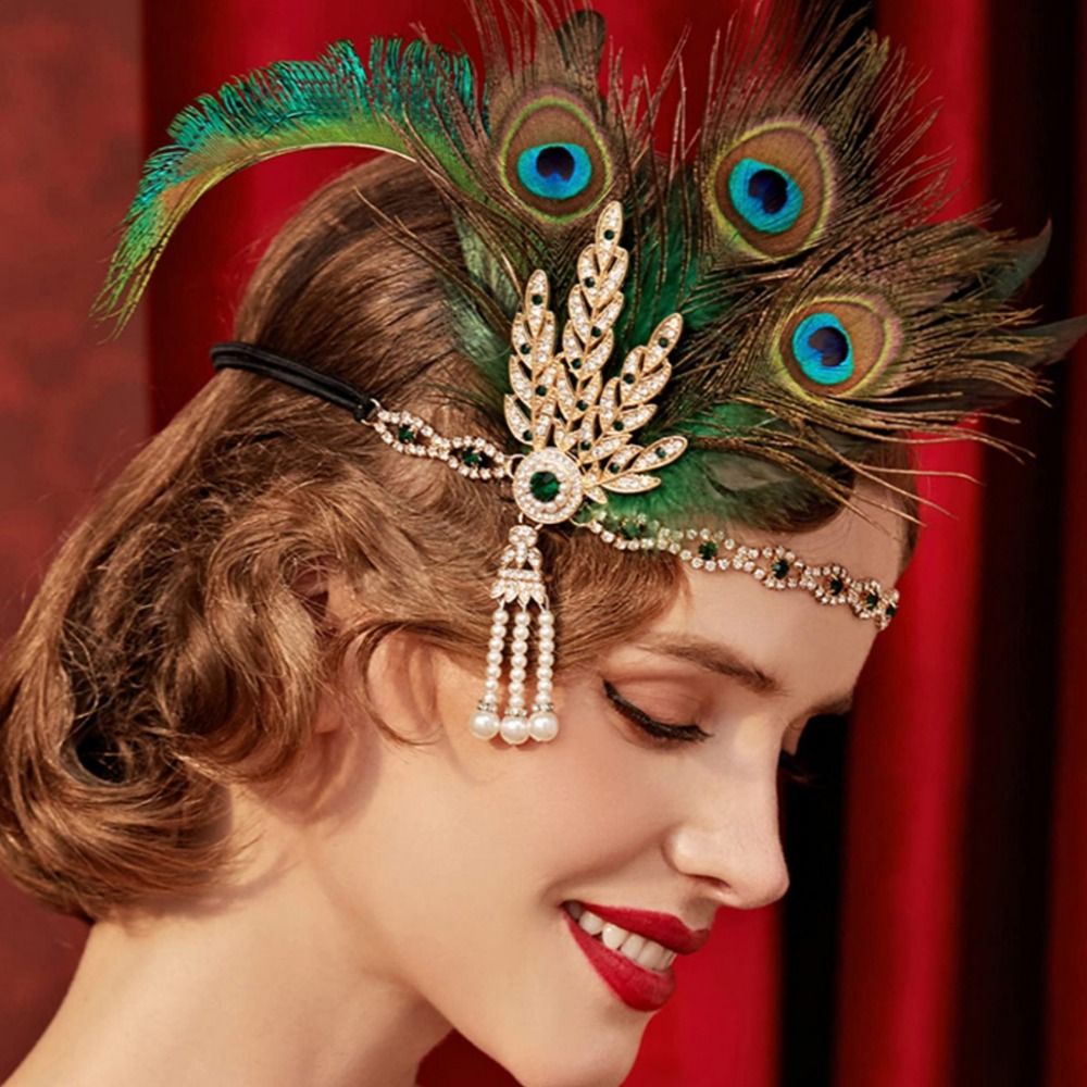 Trendy Elegant Feather Headban - Women'S Fashion In The 1920S recension och pris