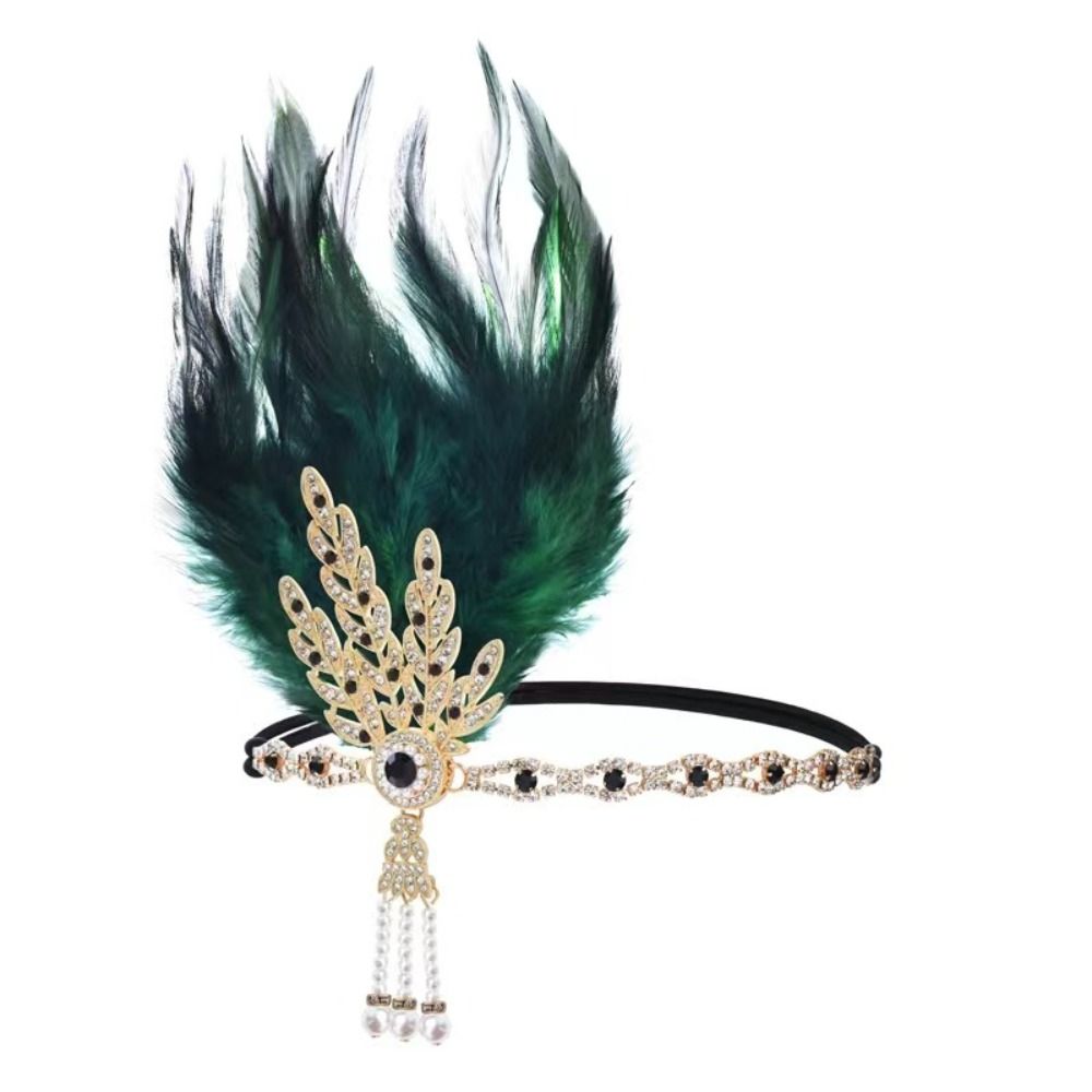 Trendy Elegant Feather Headban - Women'S Fashion In The 1920S recension och pris