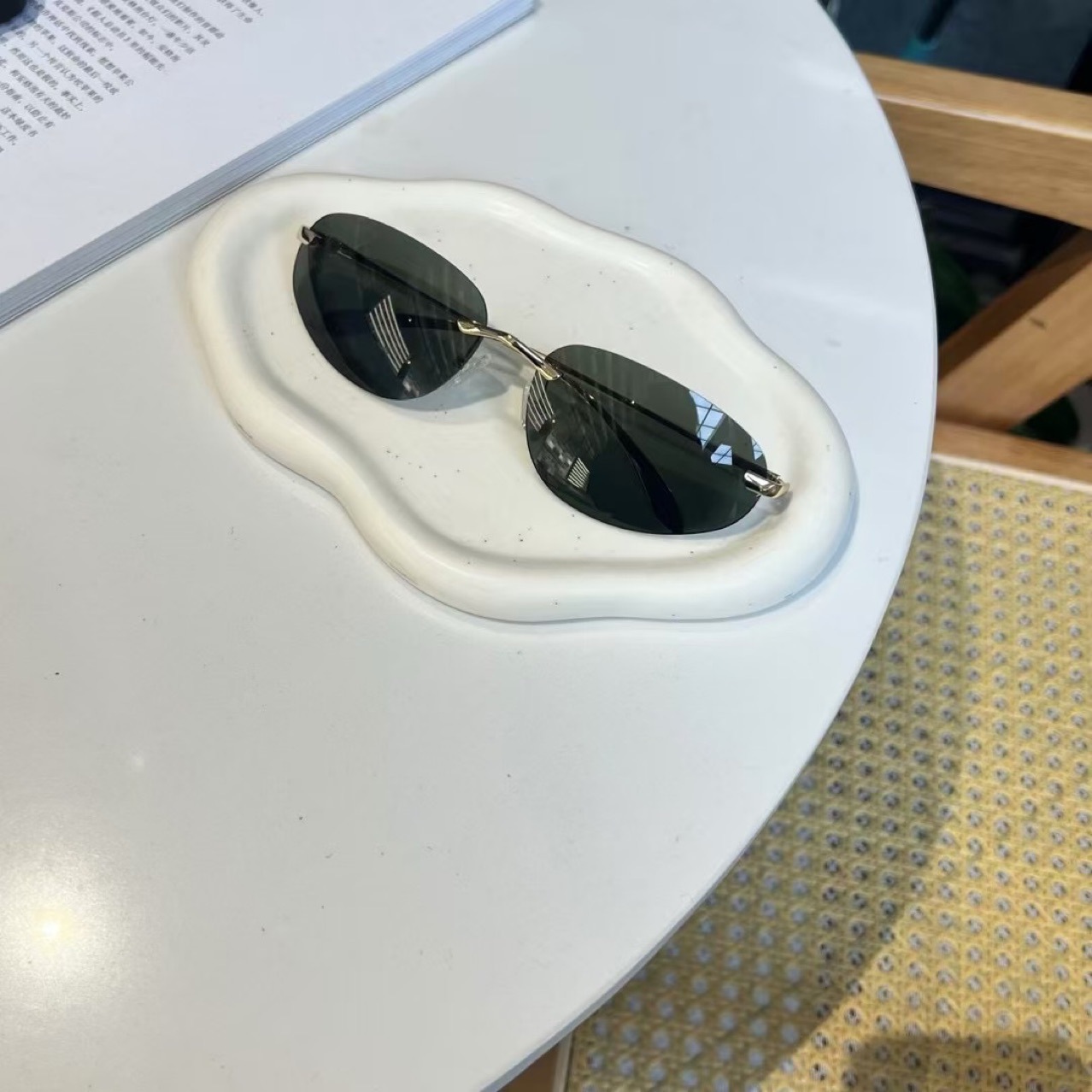 UV400 Rimless Shades, Cat Eye  - Women'S Fashion Essentials recension och pris