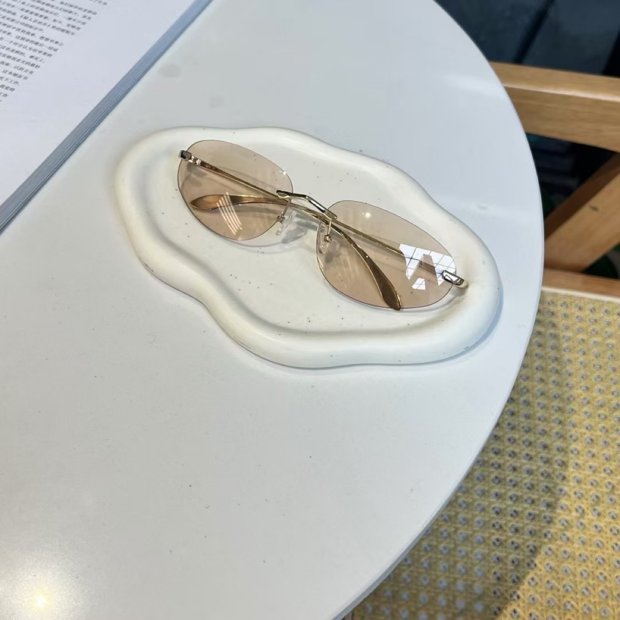 UV400 Rimless Shades, Cat Eye  - Women'S Fashion Essentials recension och pris