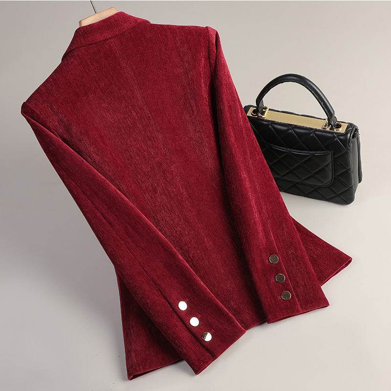 Yellow Gold Velvet Blazer Wome - Velvet Blazer Women recension och pris