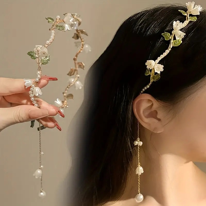 Lily of the Valley Pearl Headb - Women Fashion Photoshoot recension och pris