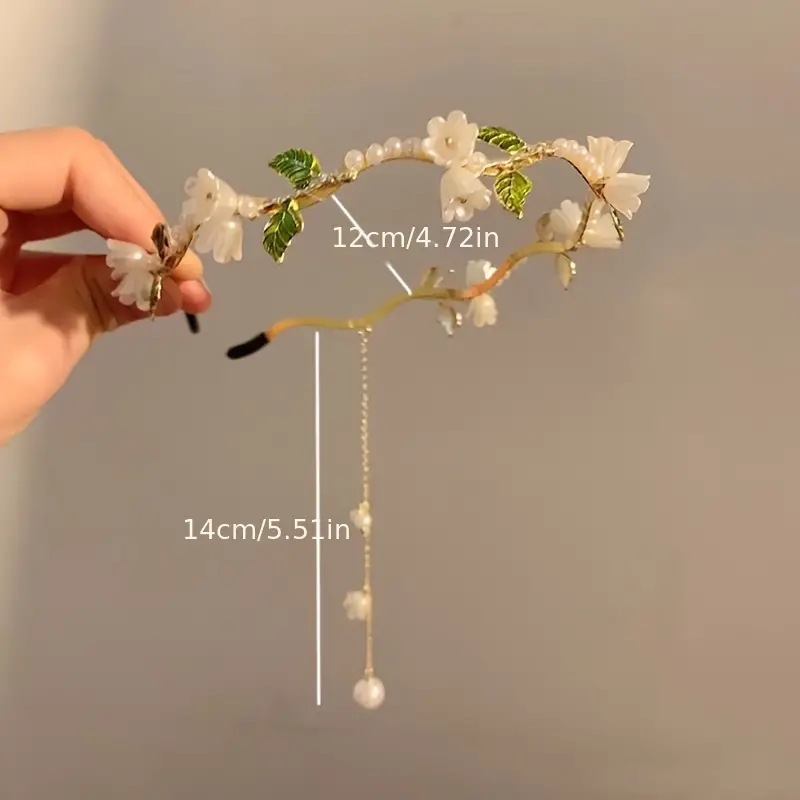 Lily of the Valley Pearl Headb - Women Fashion Photoshoot recension och pris