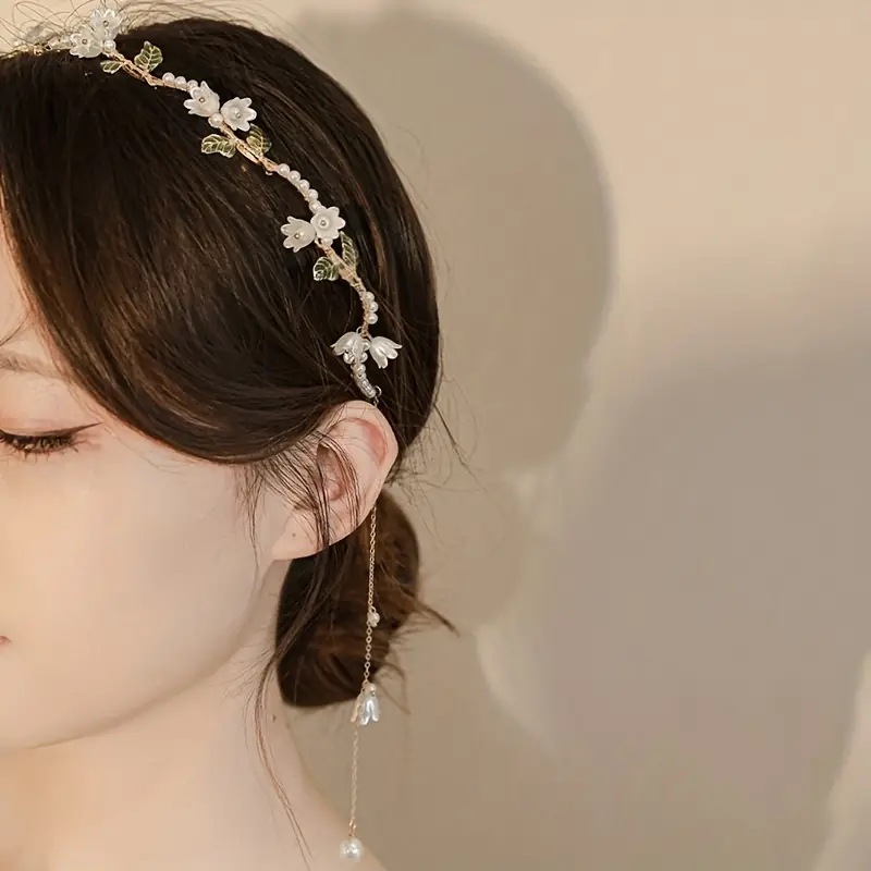 Lily of the Valley Pearl Headb - Women Fashion Photoshoot recension och pris