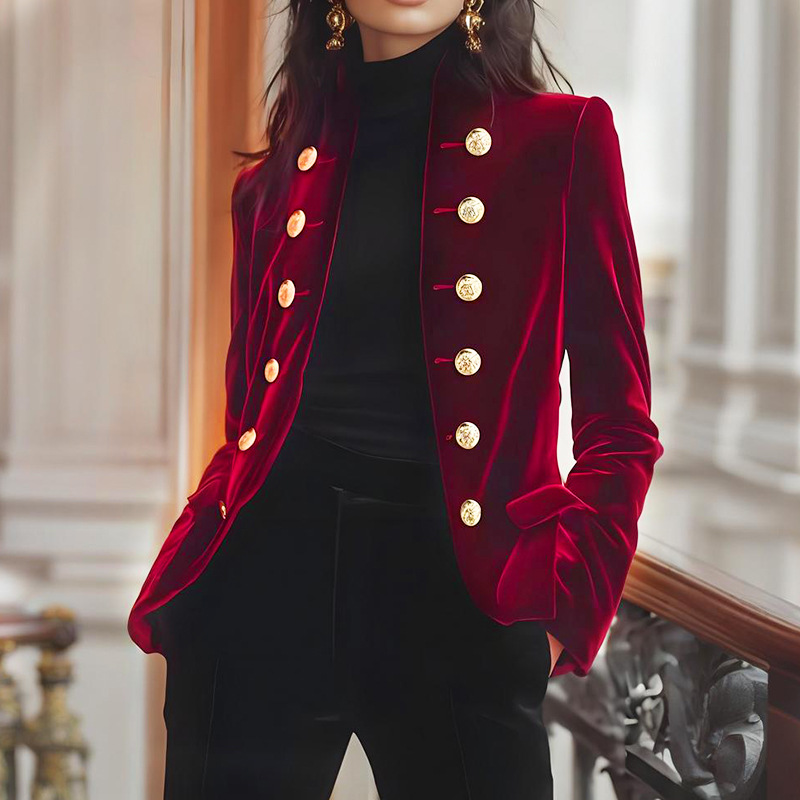 2025 Autumn and Winter New Wom - Velvet Blazer Women recension och pris