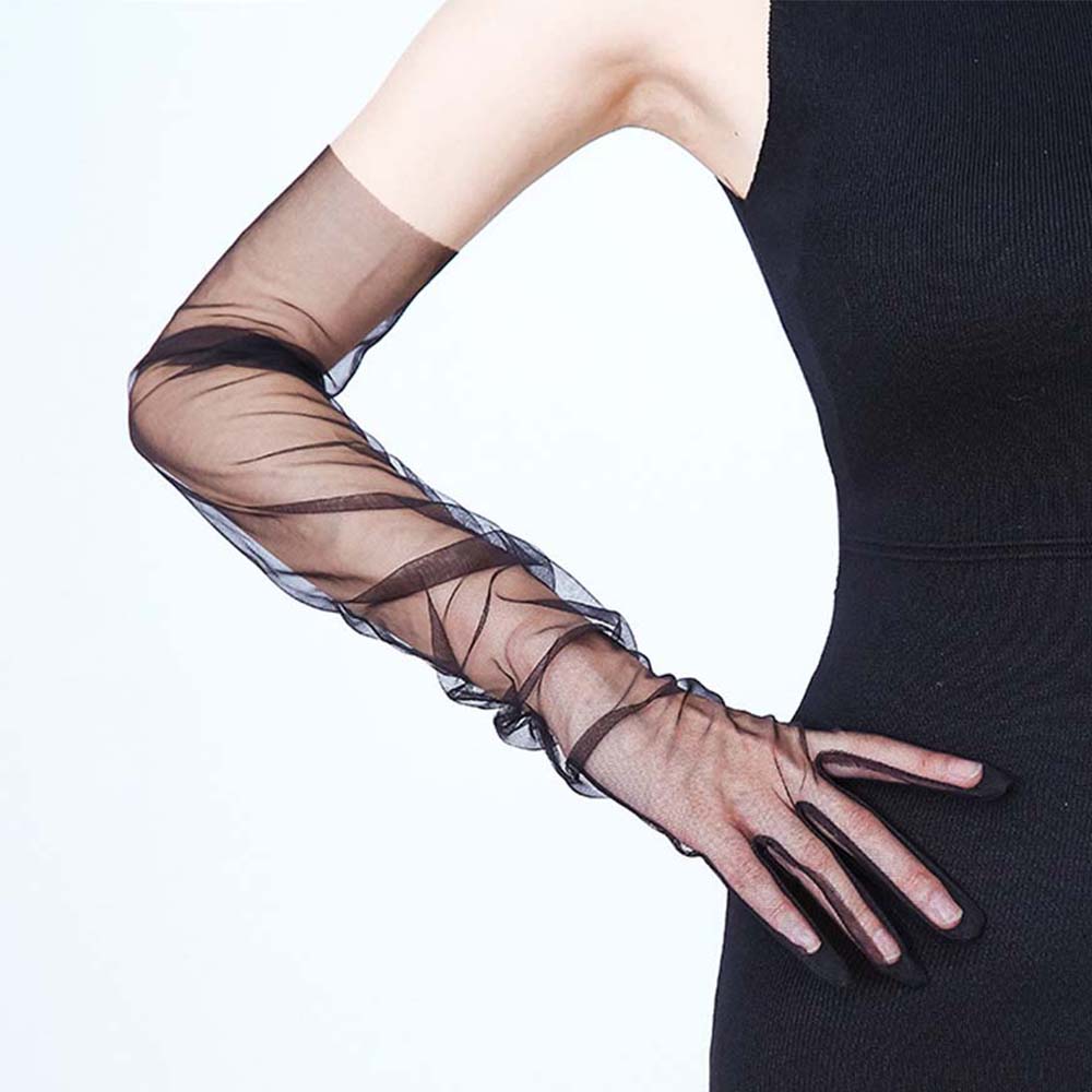 1 Pair Ultra Thin Sheer Tulle  - Women Fashion Photoshoot recension och pris