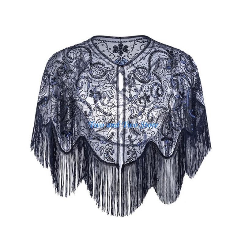 HX6F Sparkling Sequined Capele - Women'S Fashion In The 1920S recension och pris