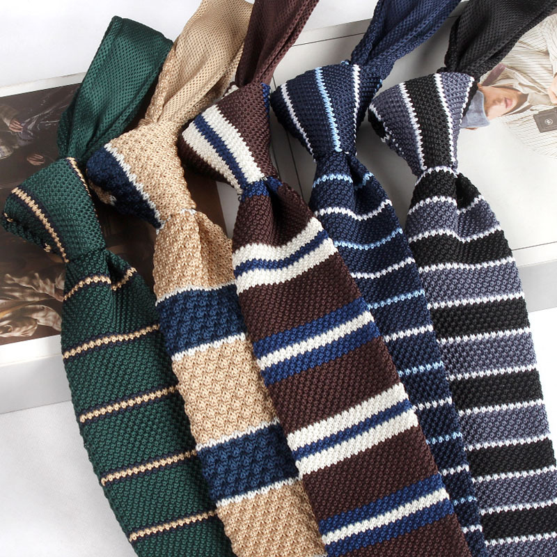 Striped Knitted Neckties For M - Women Fashion Blouse recension och pris