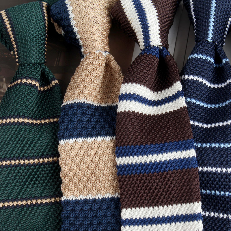 Striped Knitted Neckties For M - Women Fashion Blouse recension och pris
