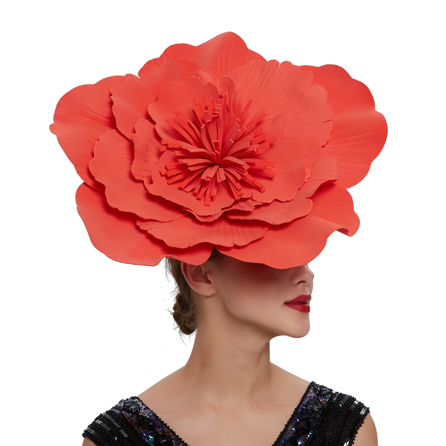 Women Large Flower Hair Band B - Women Fashion Photoshoot recension och pris
